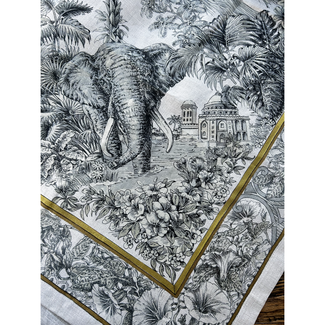India Grey Table Cloth