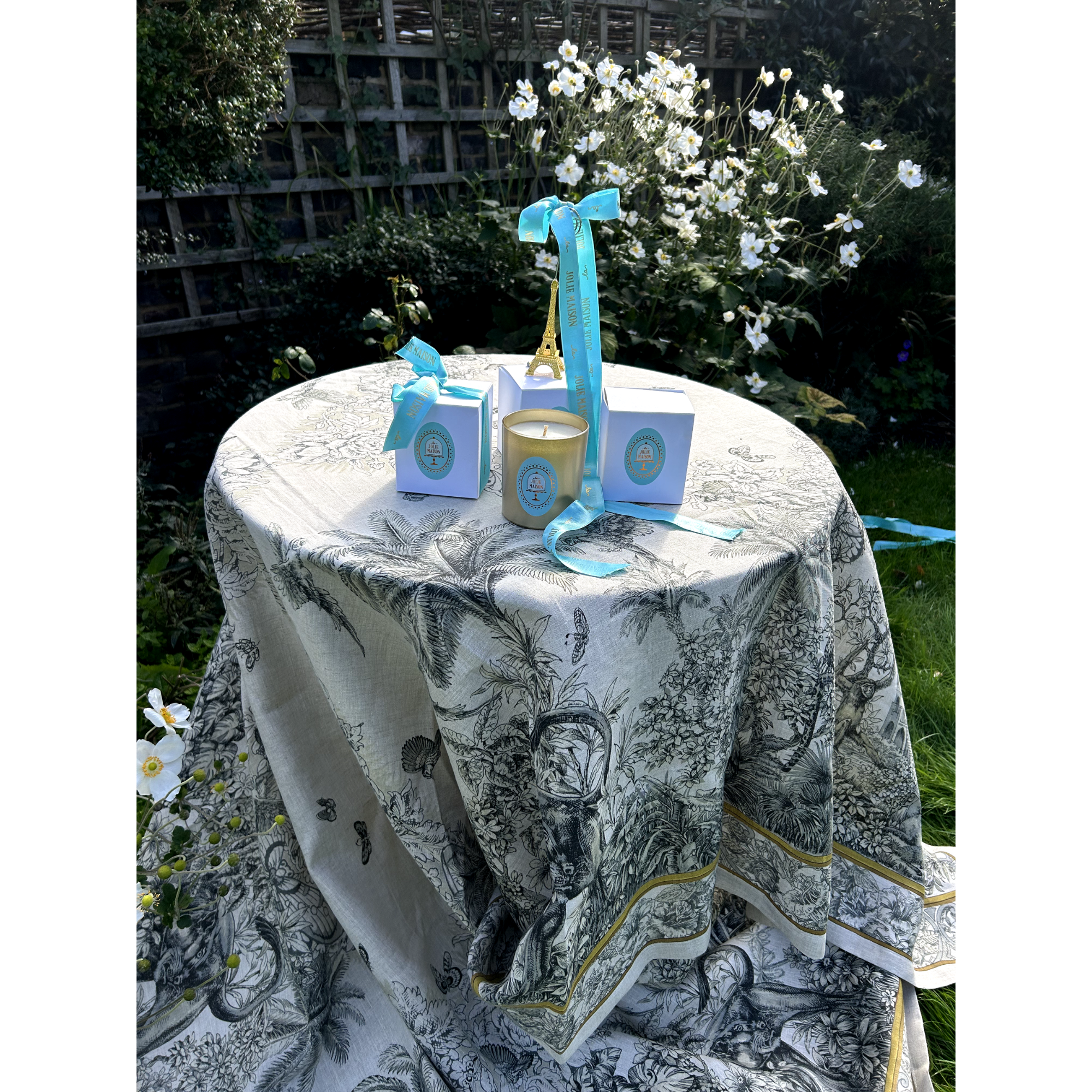 India Grey Table Cloth