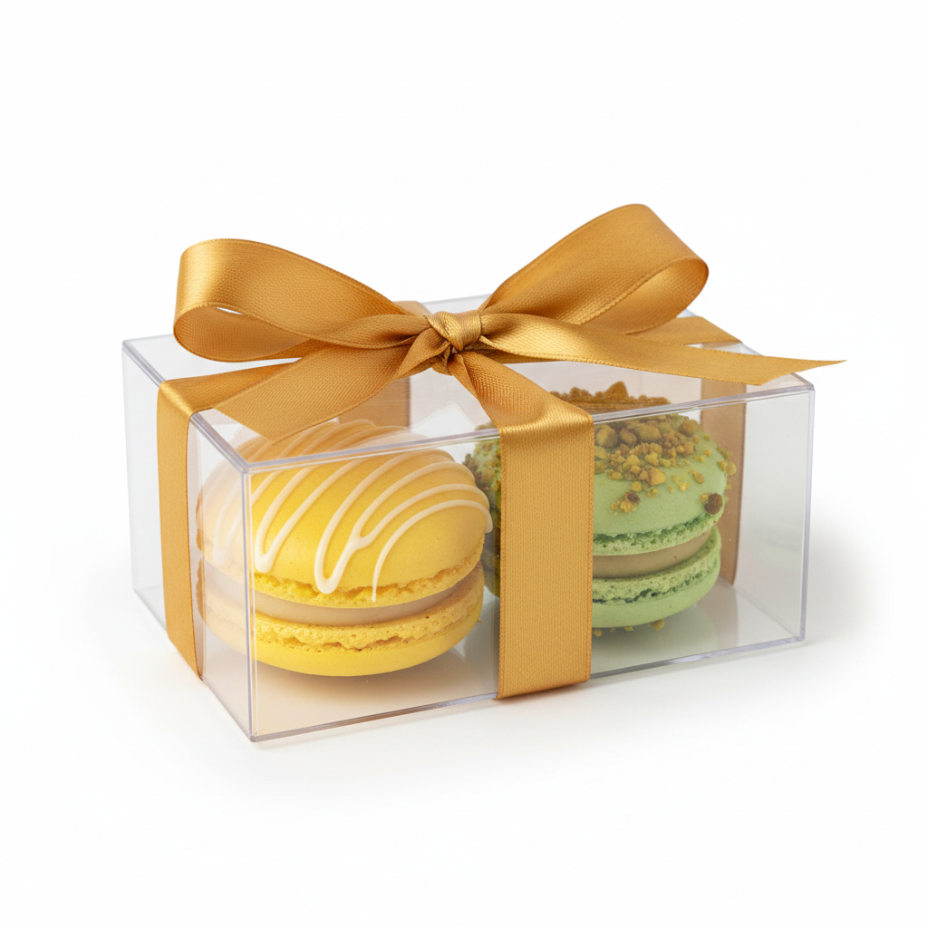 Yellow-Green Favour Box of 2