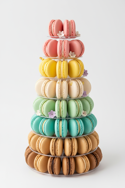 Classic Macaron Tower - Complete 6 tiers