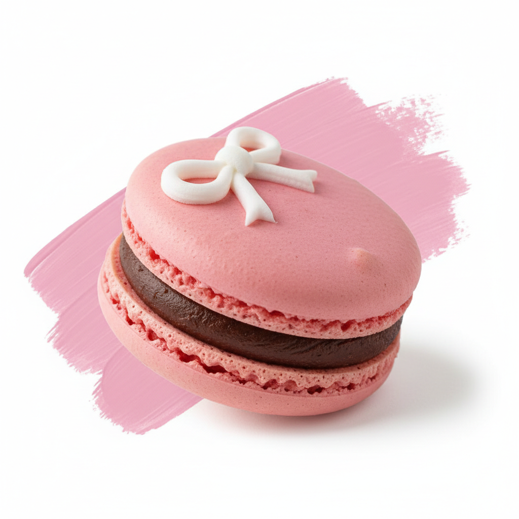 Raspberry Belle Macaron - Candy pink