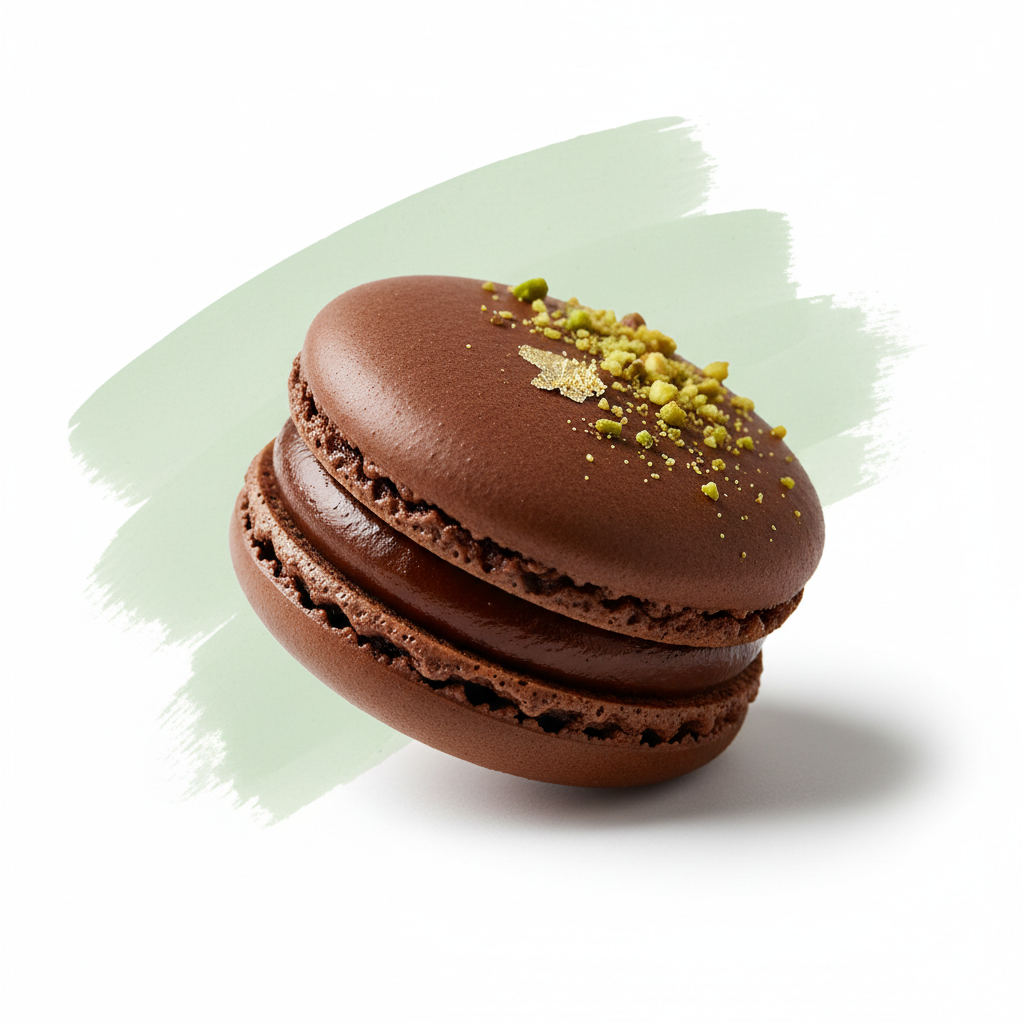 The Mozart with Pistachio Green Brush Stroke