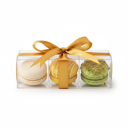 Yellow-Green Favour Box of 3